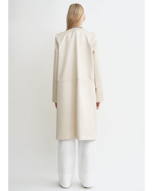 Totême White Chintz Coat