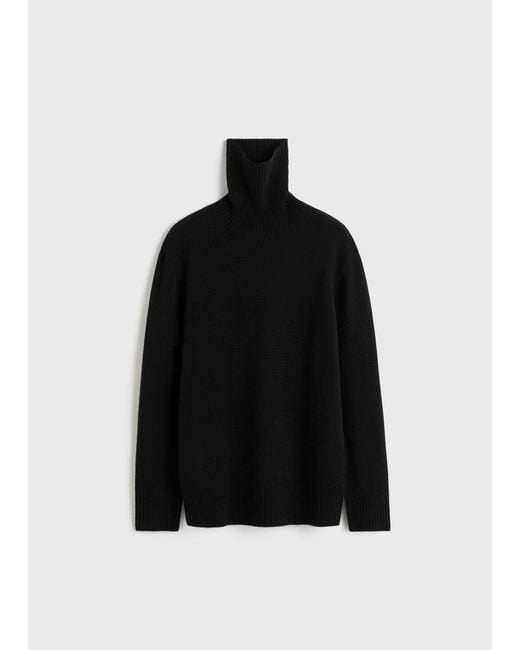 Totême Blue Cashmere Turtleneck