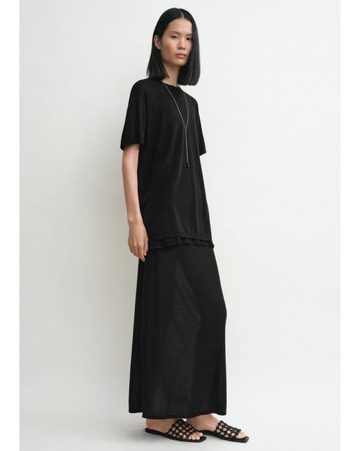 Totême Black Tee Knit
