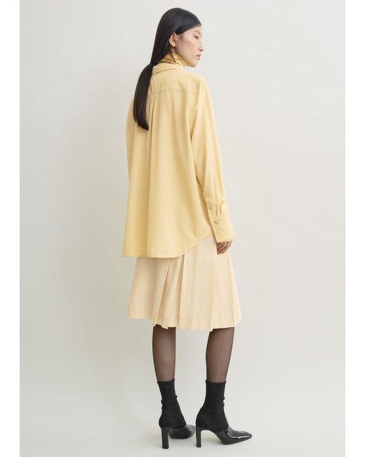 Totême Natural Long Scarf Blouse