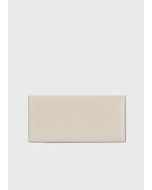 Totême Natural T-Lock Leather Wallet