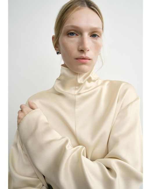 Totême Natural Slouch-Neck Blouse