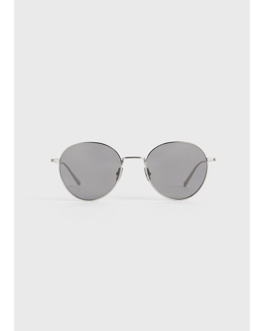 Totême Gray Round Sunglasses
