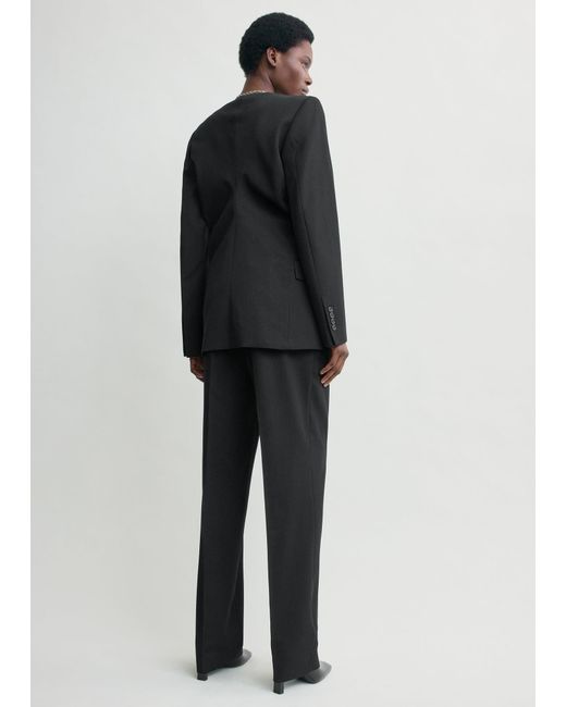 Totême Black Slouch Blazer