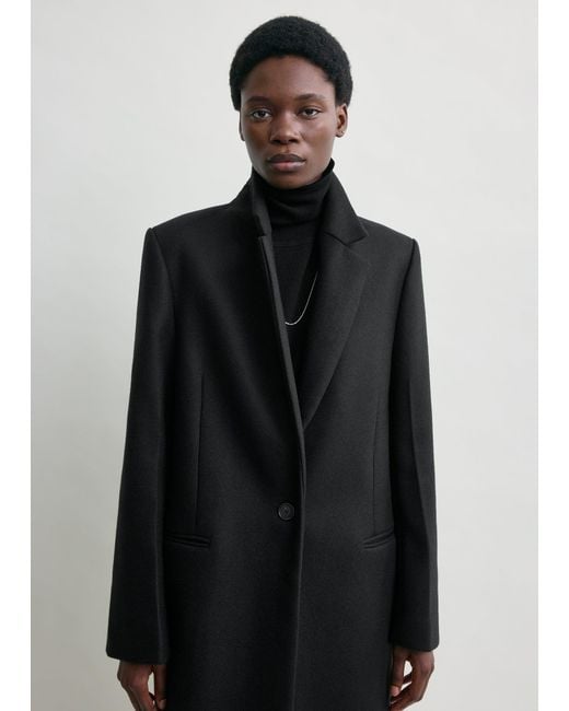 Totême  White Classic Winter Coat