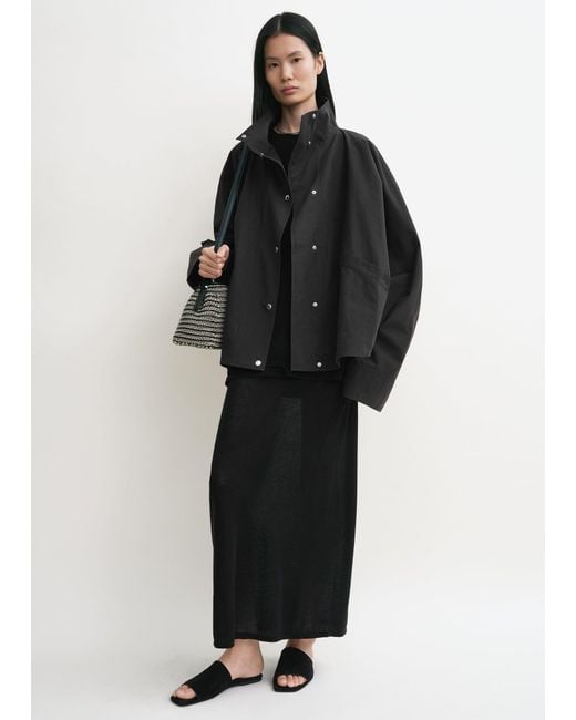 Totême Black Summer Parachute Jacket