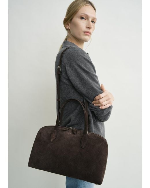 Totême  Black Medium Suede Day Tote
