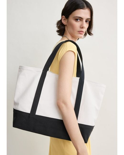 Totême  White Beach Tote Ecru