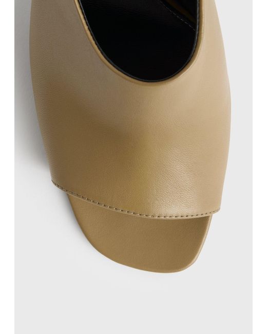 Totême  Natural Contour Nappa Slingbacks