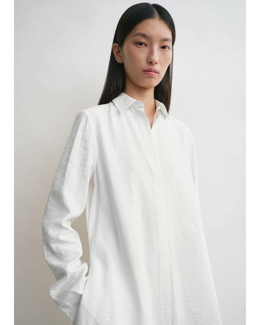 Totême White Parachute Shirtdress
