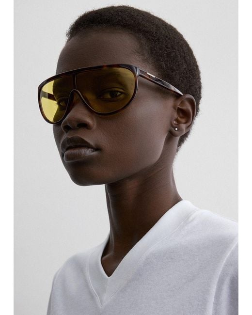 Totême  Natural Shield Aviator Sunglasses