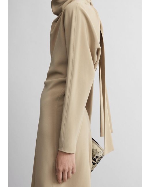 Totême Natural Slouch Waist Scarf Dress