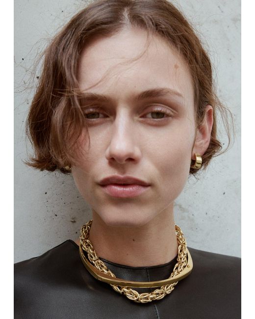 Totême White Signature Hoops