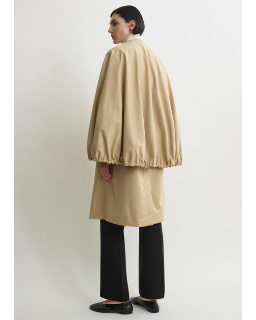 Totême  Natural Detachable Cape Coat
