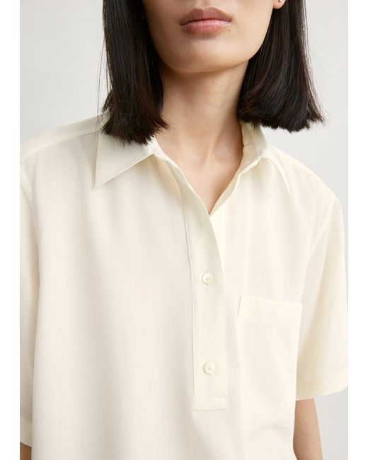 Totême Natural Fluid Polo Shirt