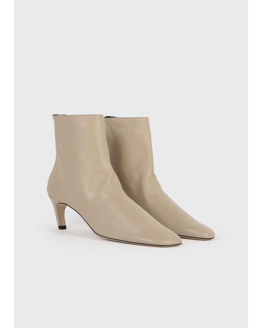 Totême  Natural Soft Nappa Ankle Boots