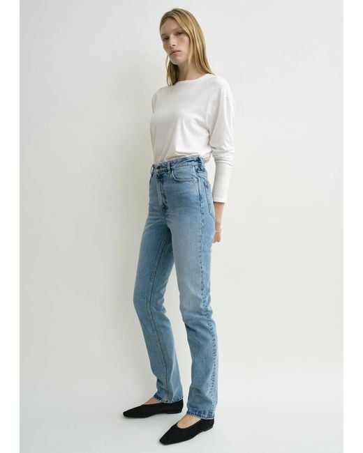 Totême Blue High Slim Denim