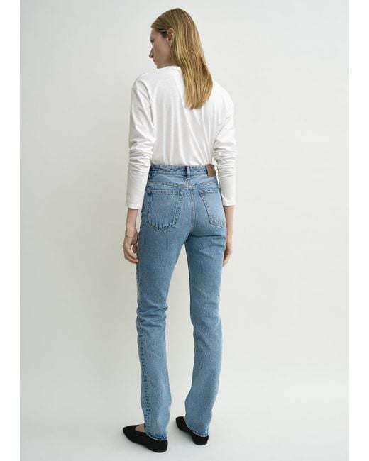 Totême Blue High Slim Denim