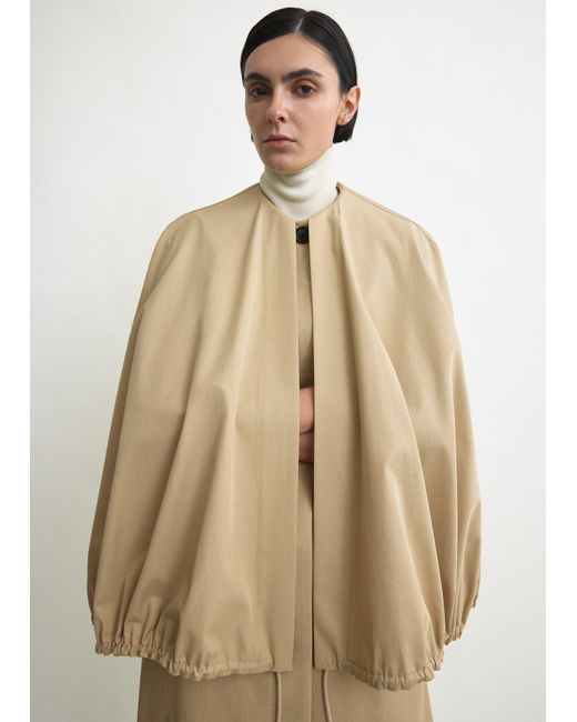 Totême  Natural Detachable Cape Coat