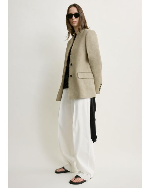 Totême  Natural Raw Lapel Jacket
