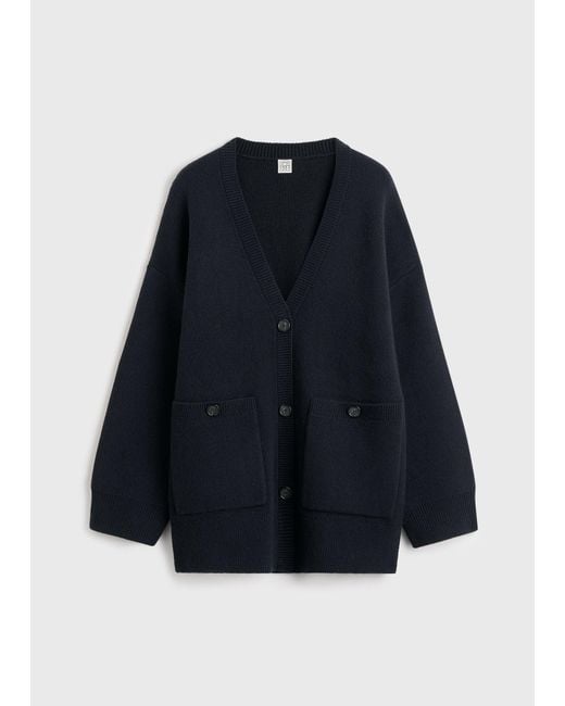 Totême Blue Longline Cardigan
