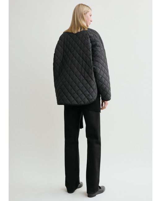 Totême Black Quilted Jacket