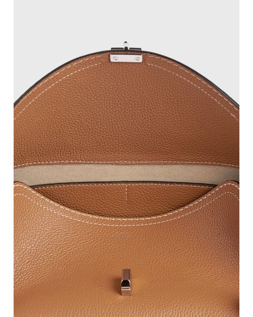 Totême  White T-Lock Grained-Leather Shoulder