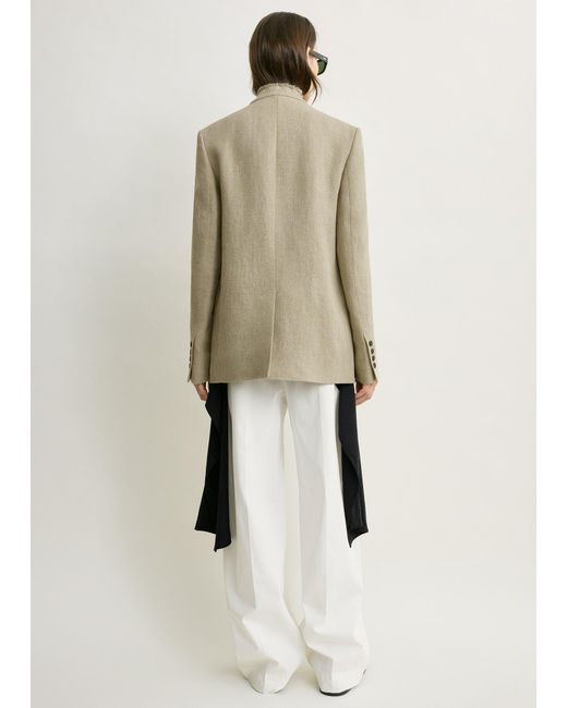 Totême  Natural Raw Lapel Jacket