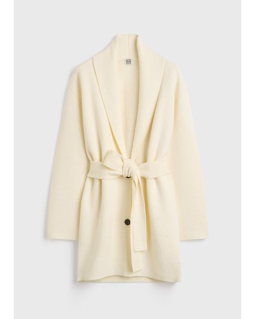 Totême Natural Shawl-Lapel Robe