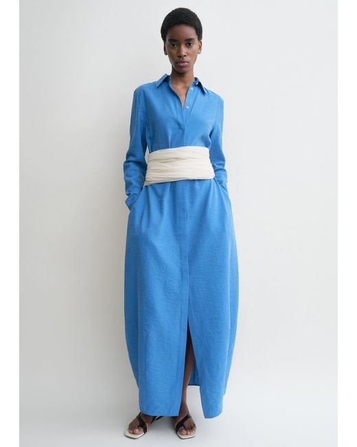 Totême Blue Parachute Shirtdress