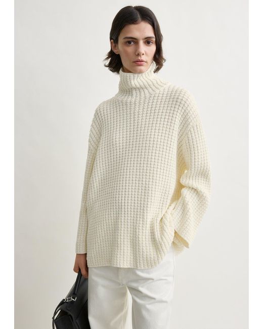 Totême Natural Whipstitch Knit