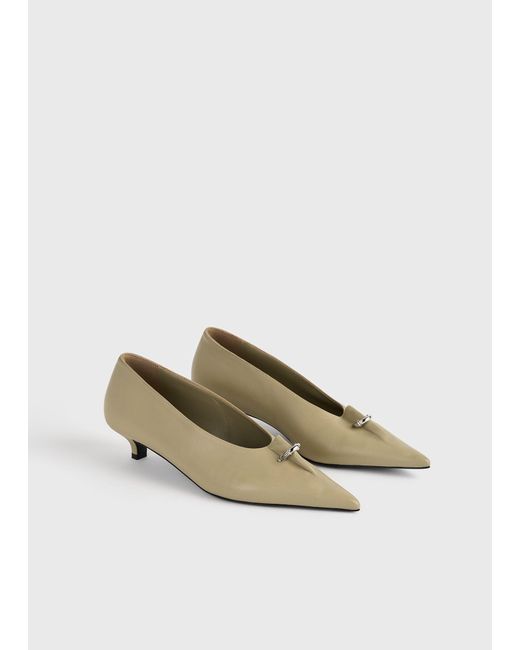 Totême Natural Pierced Nappa Pumps