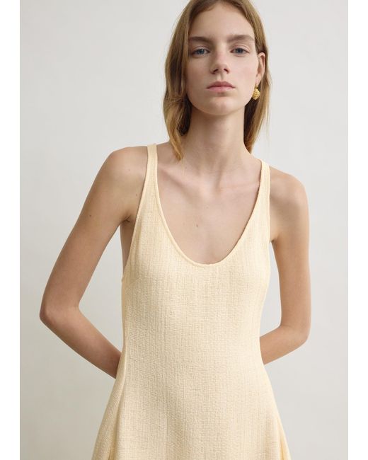Totême Natural Sculpted Cotton Dress