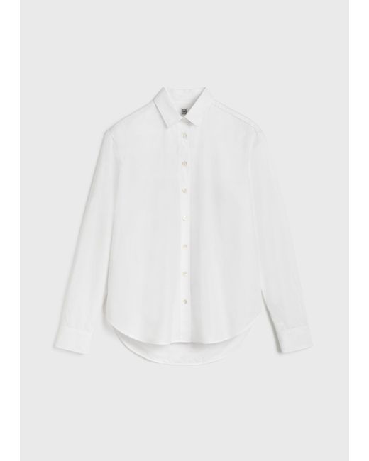 Totême White Signature Cotton Shirt