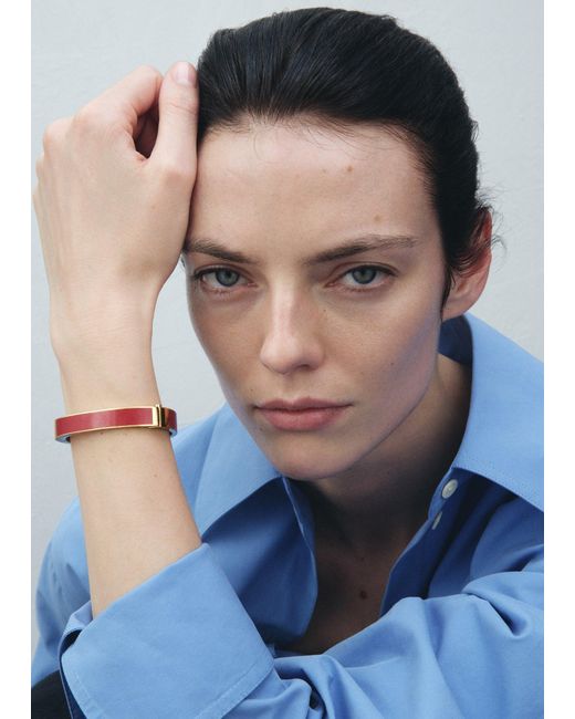 Totême  White Signature Bracelet Chilli