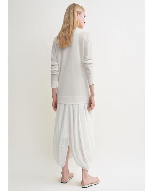 Totême Natural Long-Sleeve Tee Knit