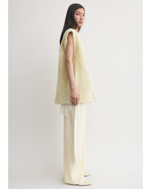Totême  Natural Plush Shearling Vest