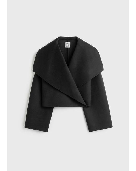 Totême Black Signature Doublé Jacket