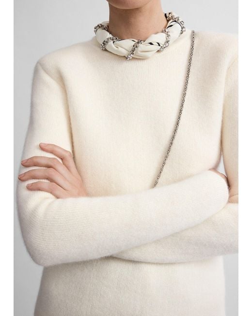 Totême Blue Structured Crew Knit