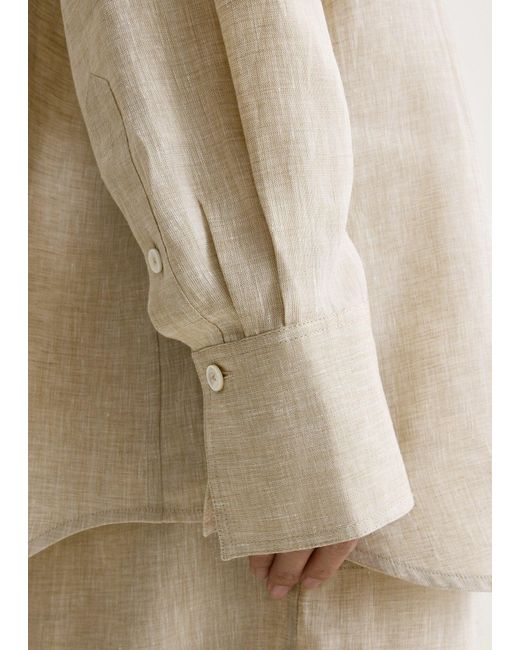 Totême Natural Oversized Summer Shirt