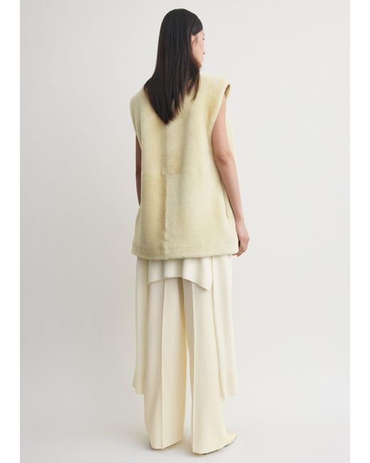 Totême  Natural Plush Shearling Vest