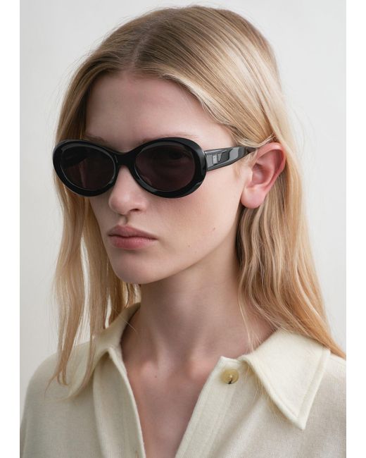 Totême Blue Oval Sunglasses