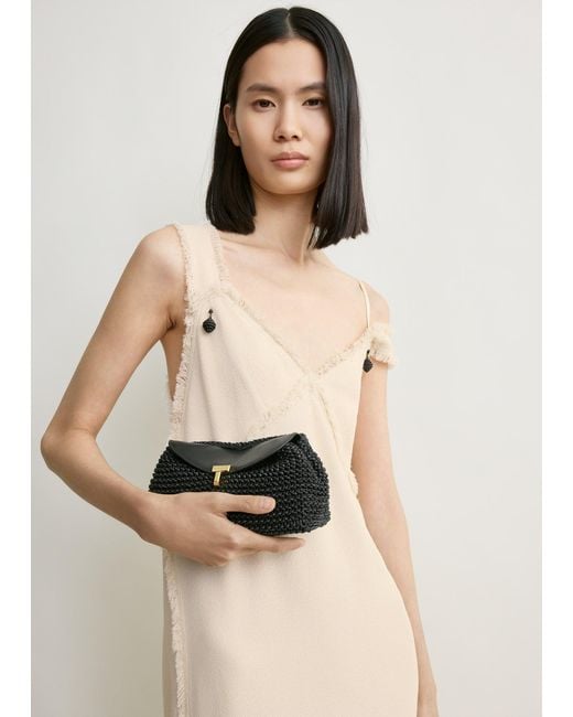 Totême Natural V-Neck Raw Slip Dress