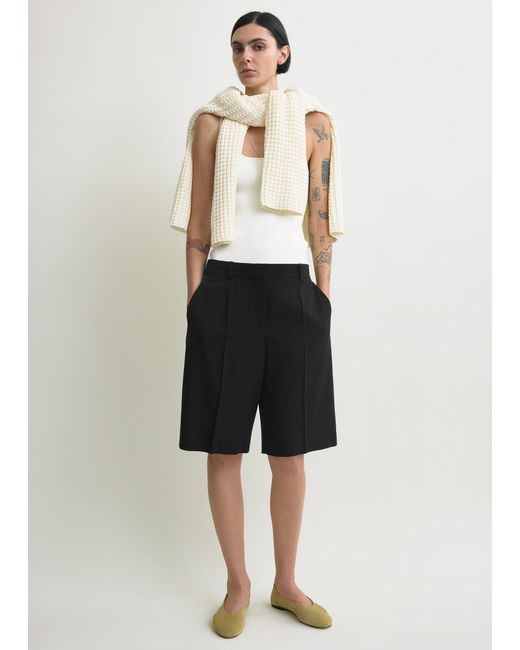 Totême Natural Wide Fluid Shorts