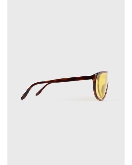 Totême  Natural Shield Aviator Sunglasses