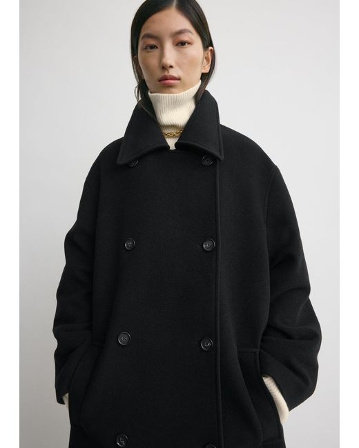 Totême Black Shield Coat