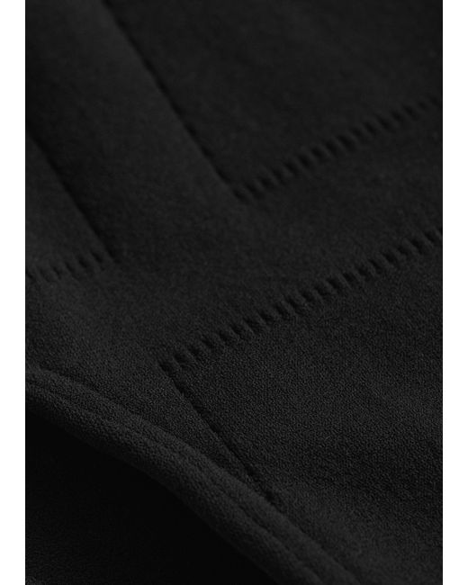 Totême Black Monogram Pointelle Knit Swimsuit