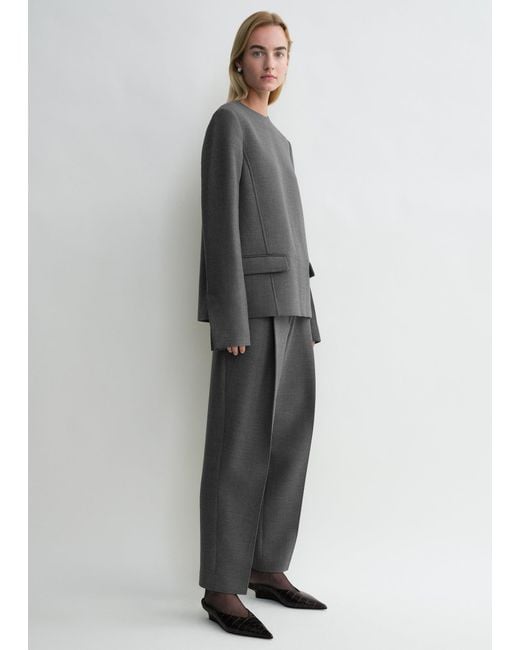 Totême Gray Pocket Top