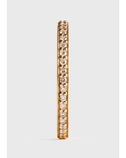 Totême  White Eternity Diamond Midi Ring 18Kt