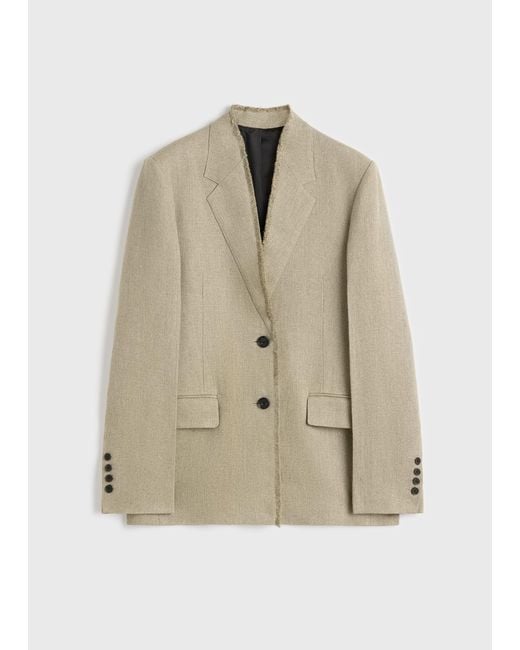 Totême  Natural Raw Lapel Jacket